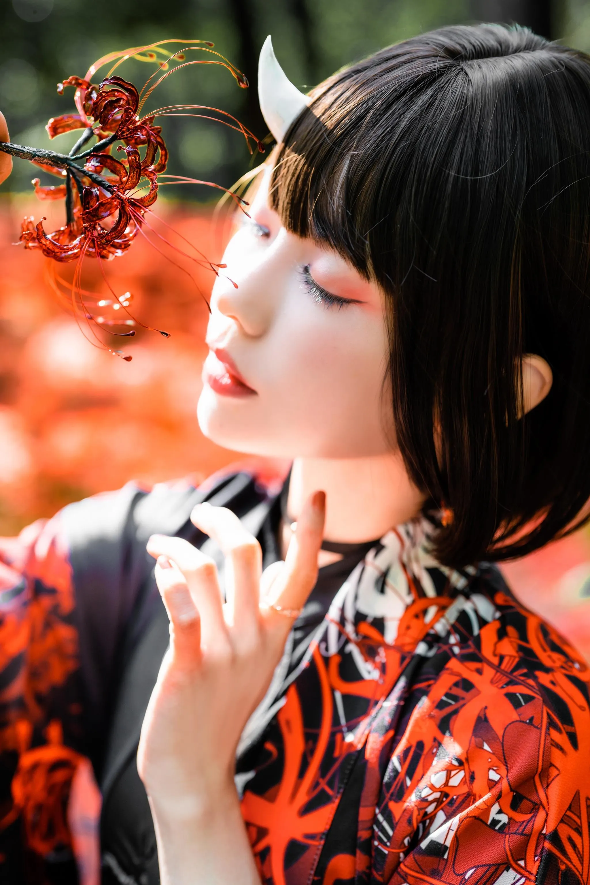 ElyEE子 – NO.129 23年10月订阅-C-Red Higanbana 殷紅彼岸 [36P]插图7